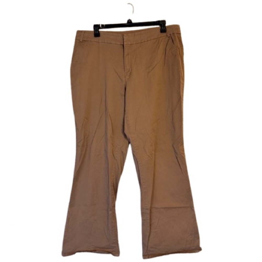 Avenue khaki wide leg pants size 18.